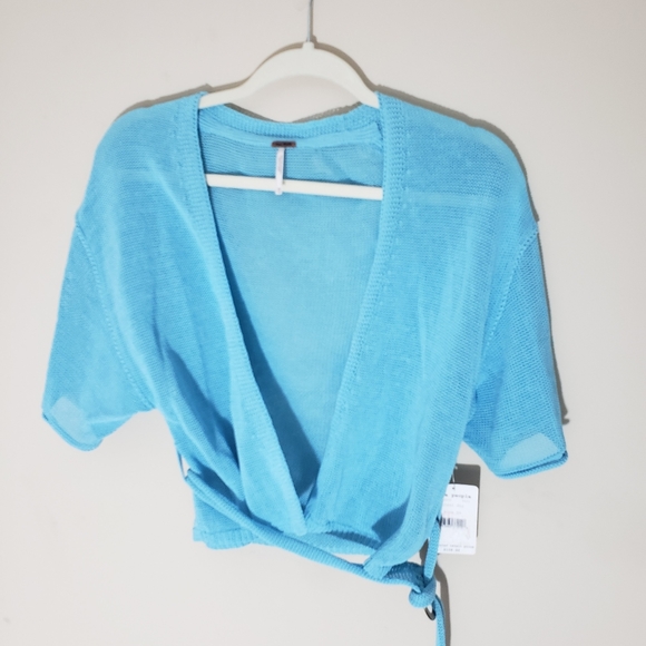 Free People Oh Hello Tie Waist Cardigan - Picture 2 of 9